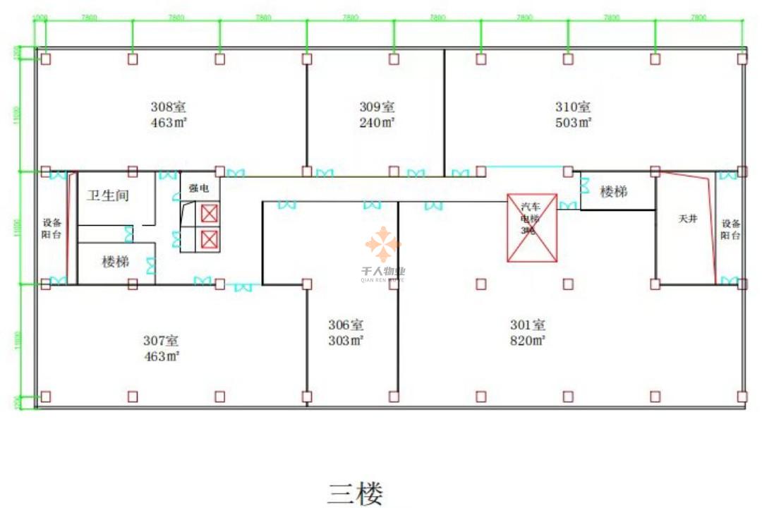 浦東 天脈·辰金科技園 1500平米 簡裝