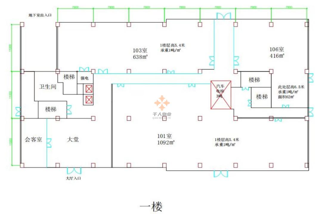 浦東 天脈·辰金科技園 1500平米 簡裝