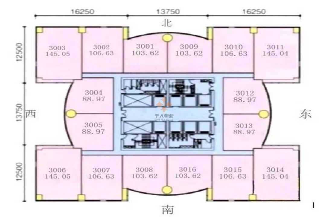 浦東 上海招商局大廈 1760平米 簡裝