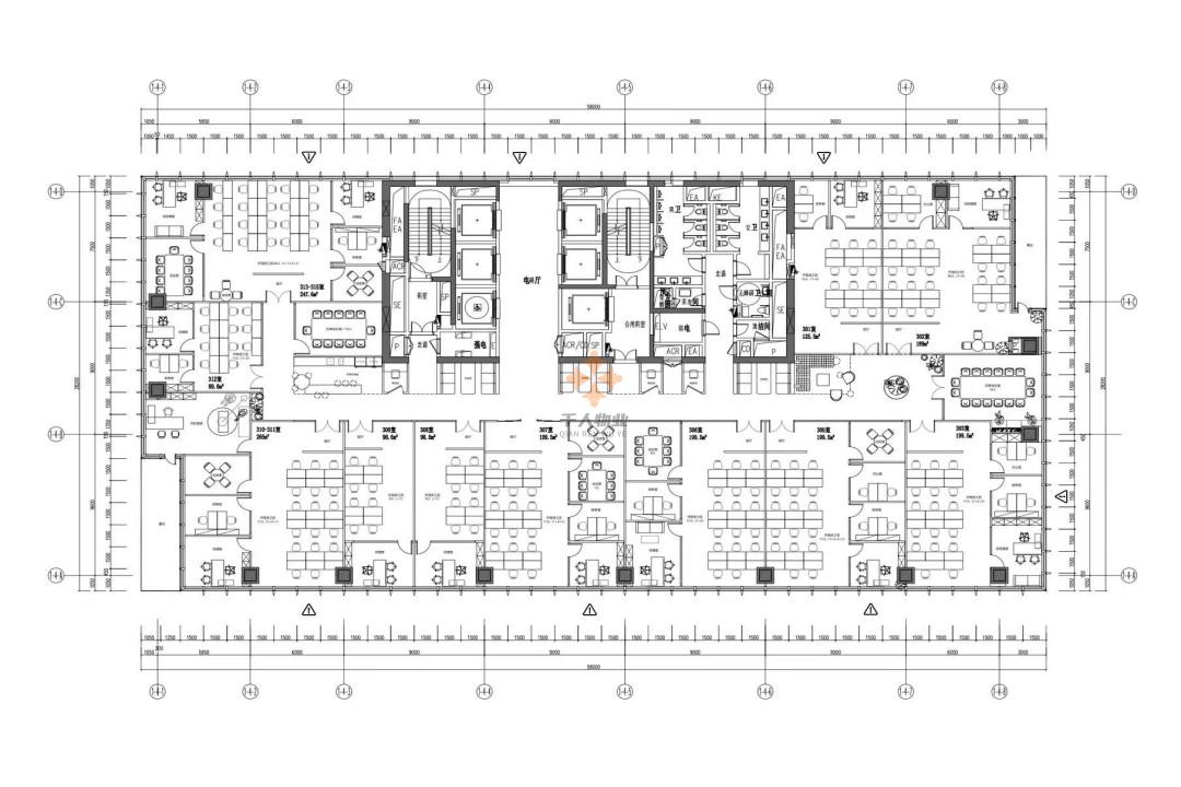 浦東 張江科學城數智天地·智慧嶺 1600平米 標準裝修